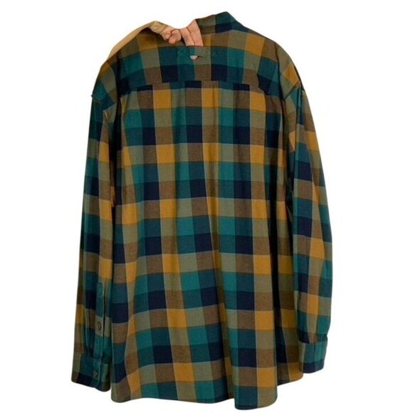 Duluth Trading Co. Men's Plaid Flannel Shacket Button-Up Long Sleeve Size XL - Picture 5 of 8